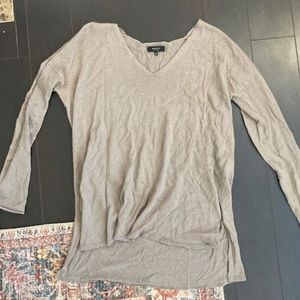 Aritzia babaton taupe shirt
